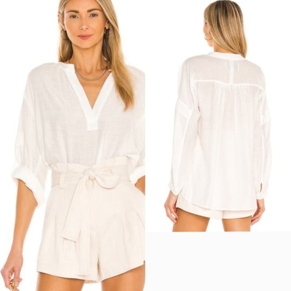 Brochu Walker Jaxon Shirred Blouse